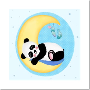 Baby Panda boy Posters and Art